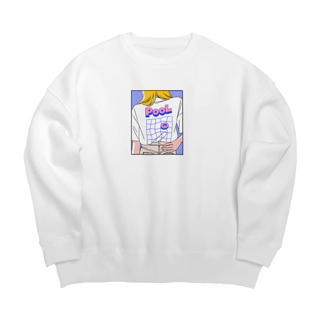 nsnのPOOL Big Crew Neck Sweatshirt