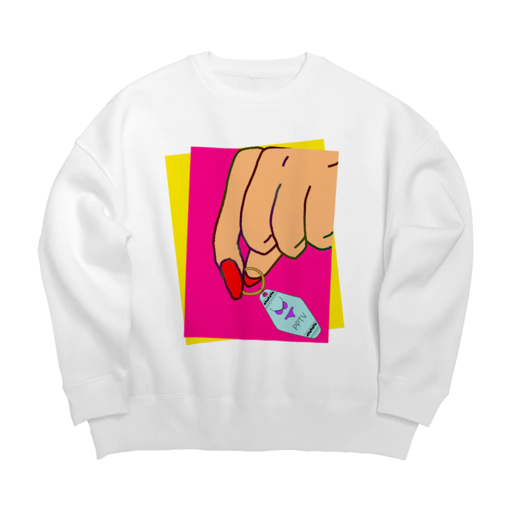 ちゃむ👙⭐のキーホルダー Big Crew Neck Sweatshirt