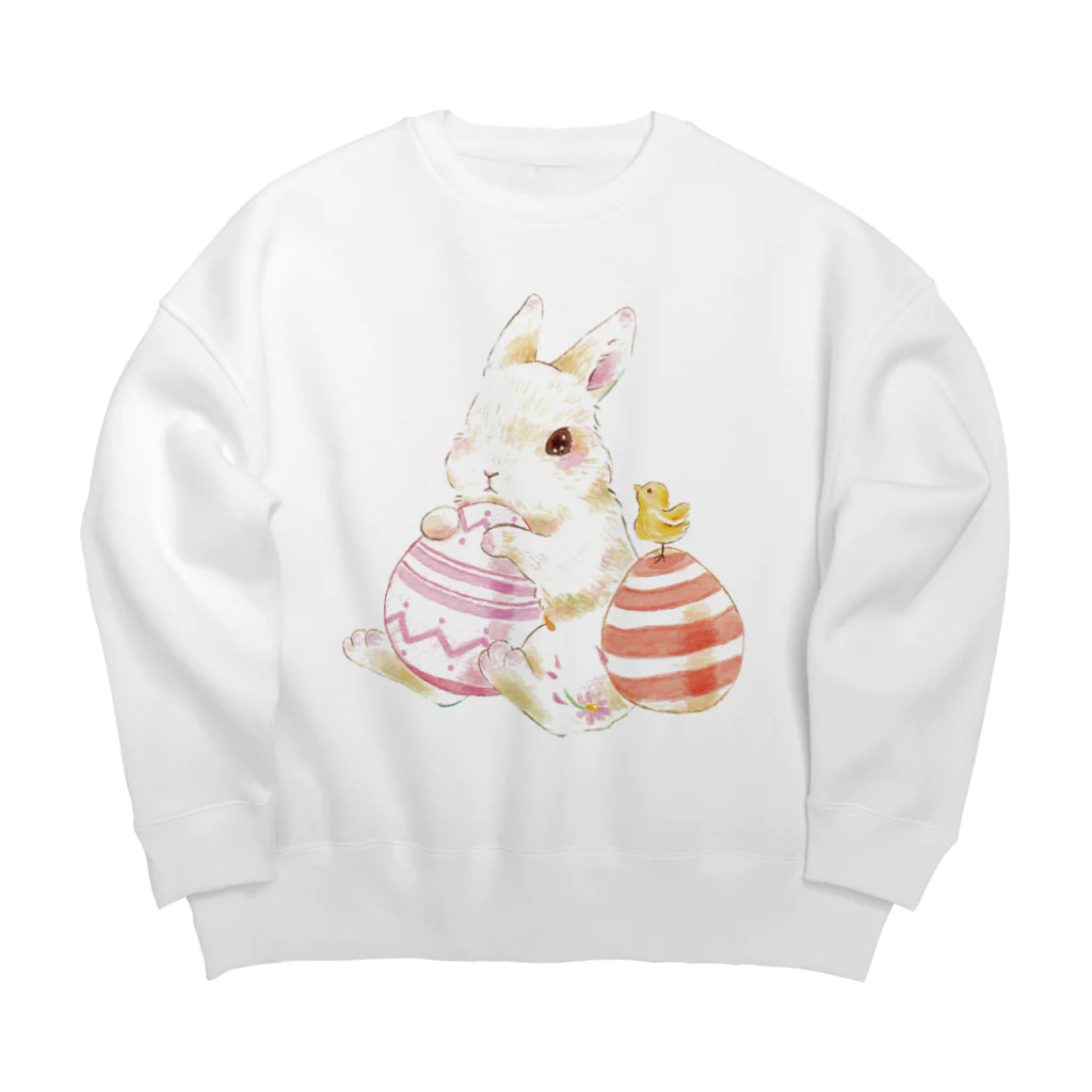 しず華＊(カラー･リボンボン)のEaster Big Crew Neck Sweatshirt