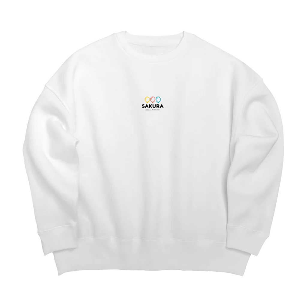 バルーンパフォーマーさくらのさくら 風船ロゴ Big Crew Neck Sweatshirt