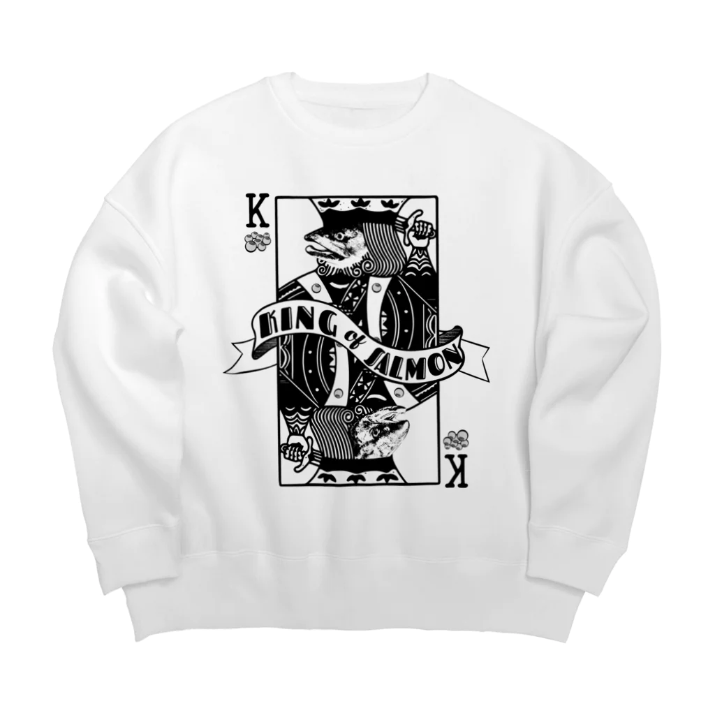 ムノウのキングサーモン Big Crew Neck Sweatshirt