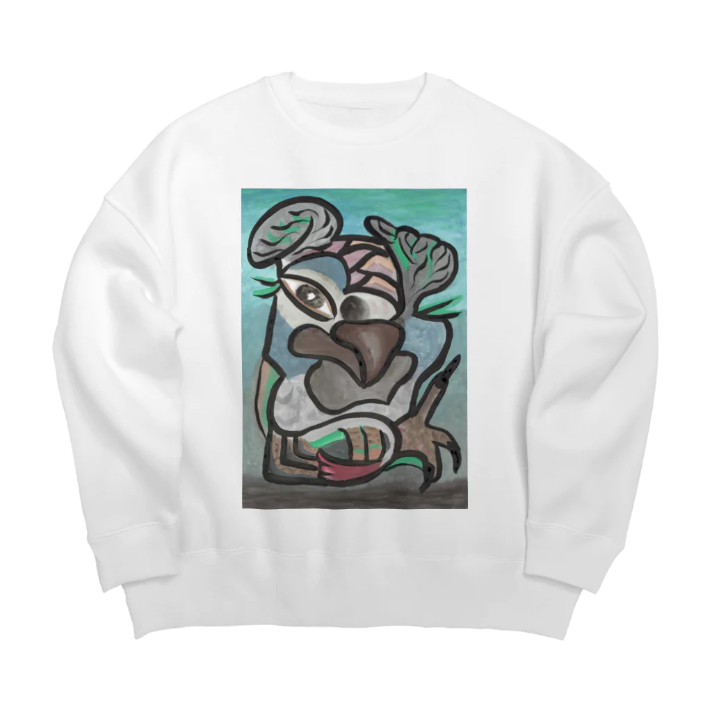 Mitsu-Zoのヨウムモデル Big Crew Neck Sweatshirt