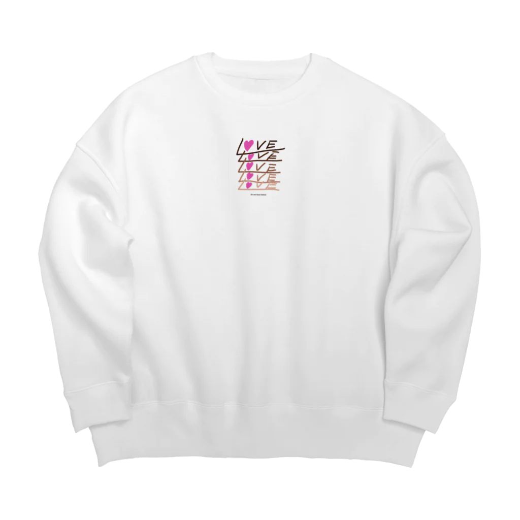 Boom_96のNo one leave behind  Big Crew Neck Sweatshirt