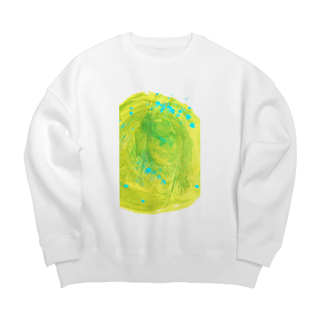 yutu00(ゆつぜろぜろ)のキャベツ Big Crew Neck Sweatshirt