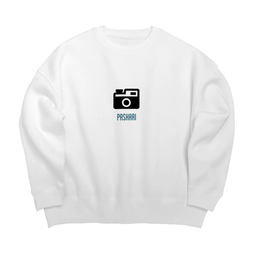 サ!!のカメラ Big Crew Neck Sweatshirt