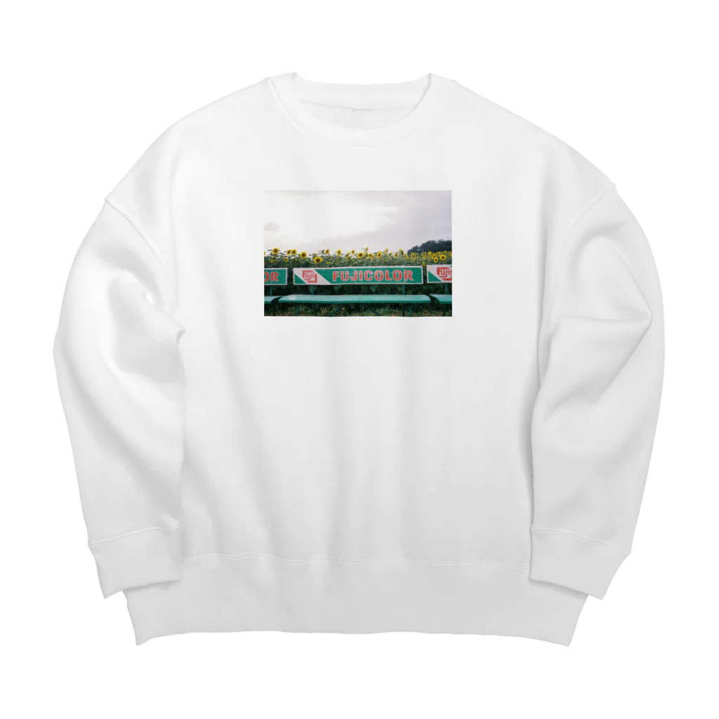 kenkaのひまわり Big Crew Neck Sweatshirt