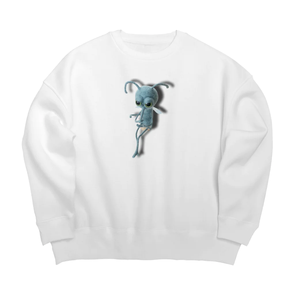 ぺちかの蚊のような虫 Big Crew Neck Sweatshirt