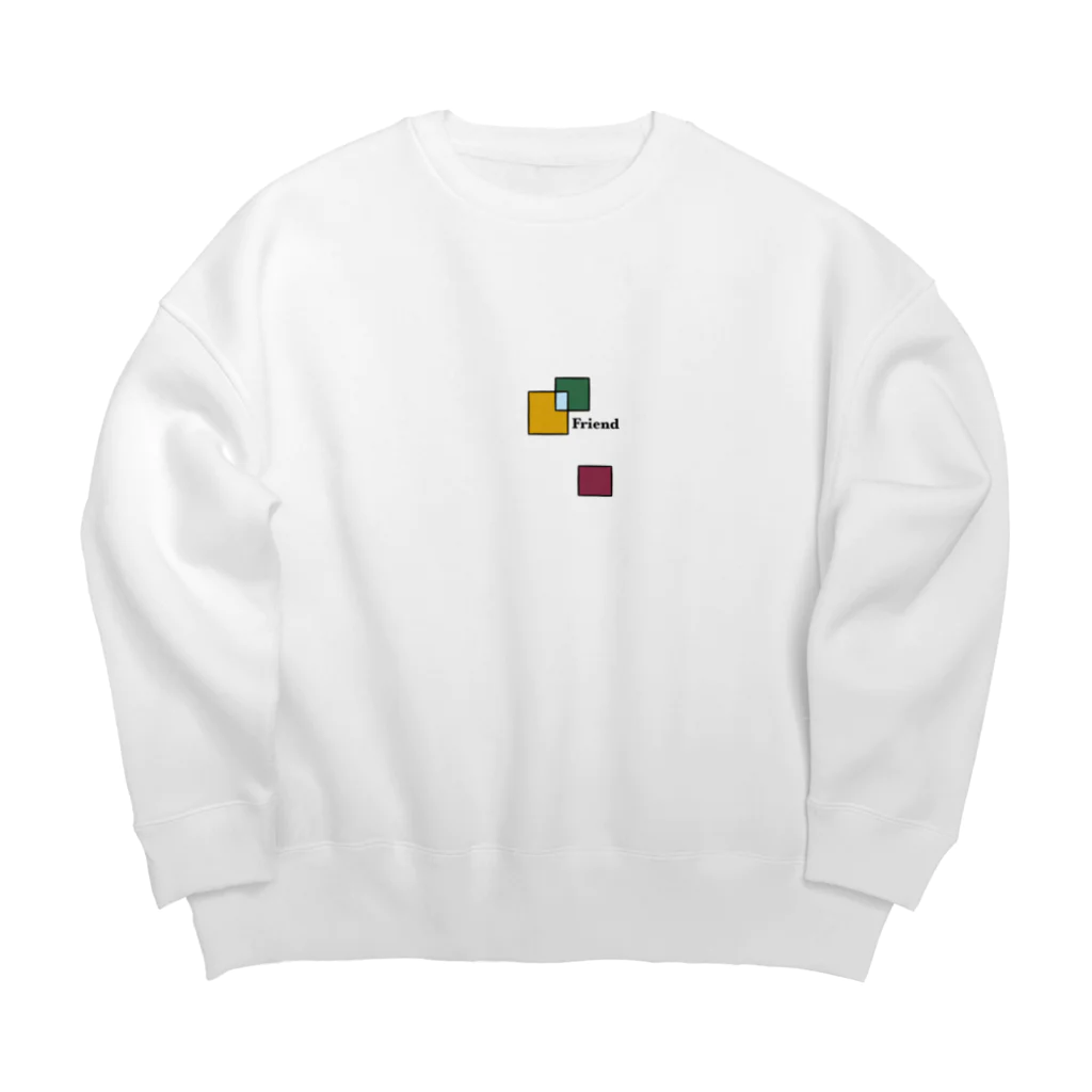 cha_chaのFriend Big Crew Neck Sweatshirt