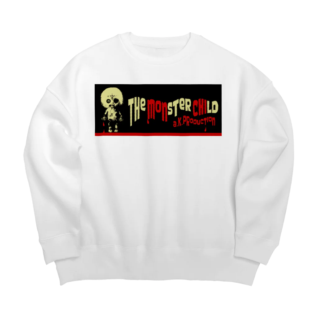 a.k.production  エーケープロダクションのモンスターチャイルド Big Crew Neck Sweatshirt