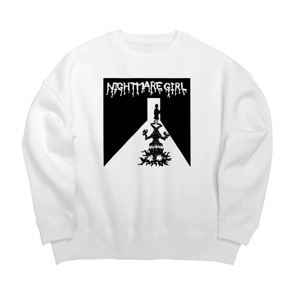 オニシン百貨店のNIGHTMARE GIRL LT Big Crew Neck Sweatshirt