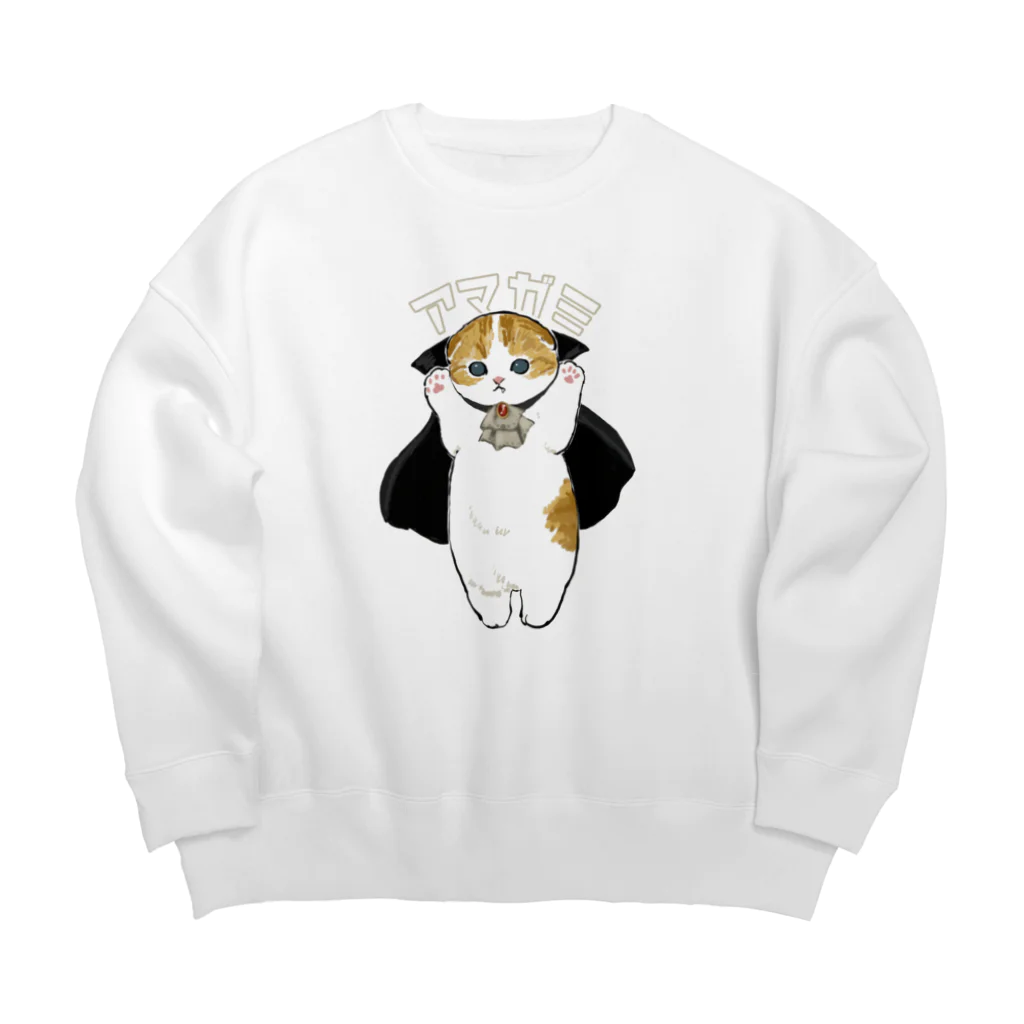 mofusandのドラキュラにゃん Big Crew Neck Sweatshirt