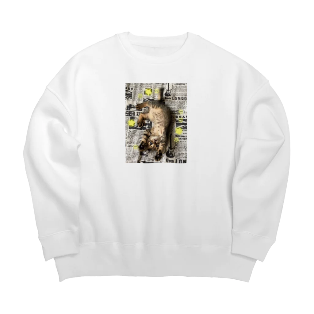 2654の仔猫のtiro  Big Crew Neck Sweatshirt