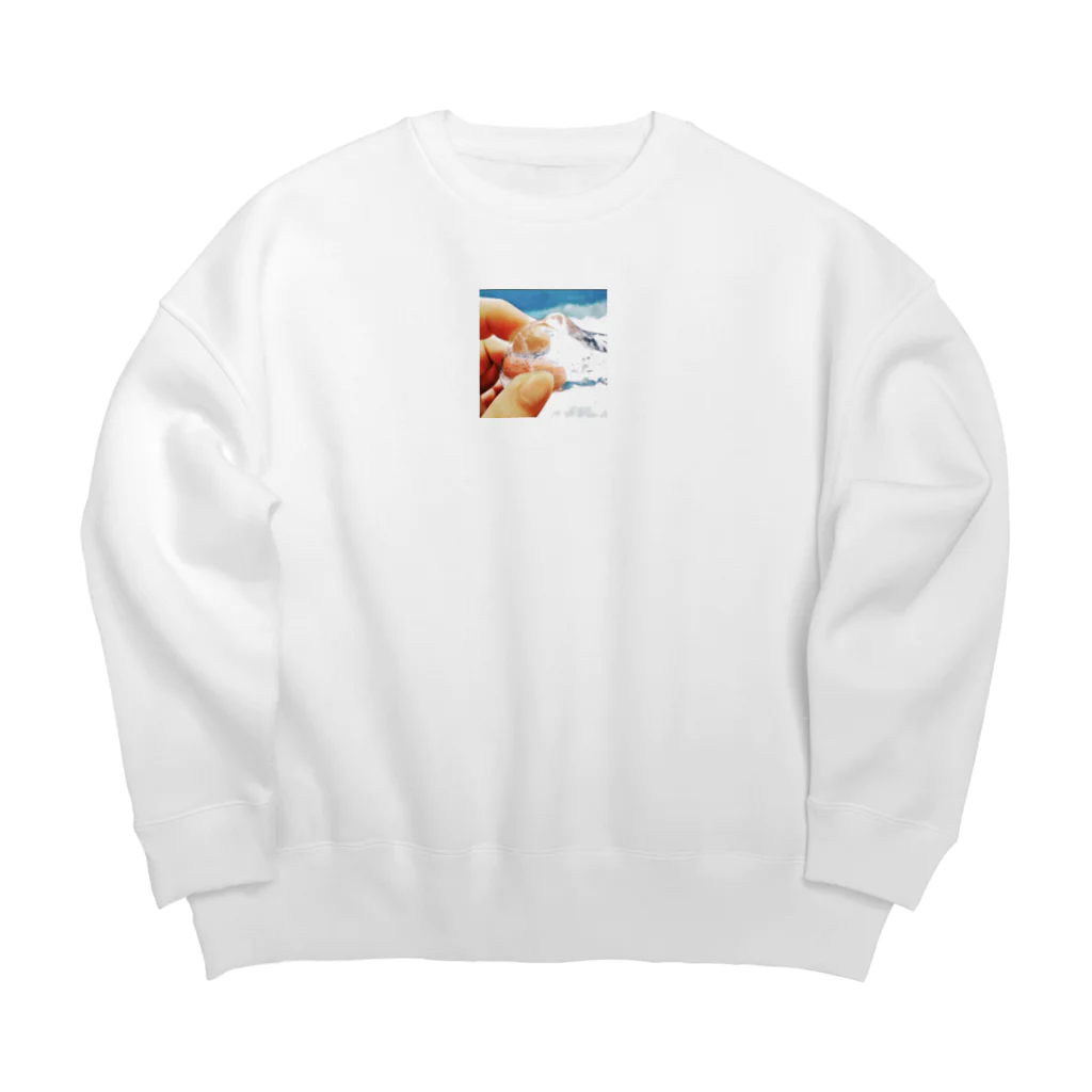 🦪フコイダン🦪の氷 Big Crew Neck Sweatshirt