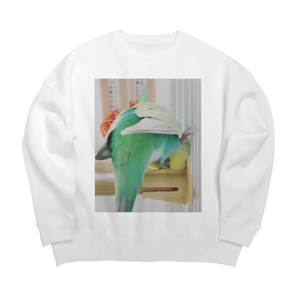 fumimimの寝相の癖が強い Big Crew Neck Sweatshirt