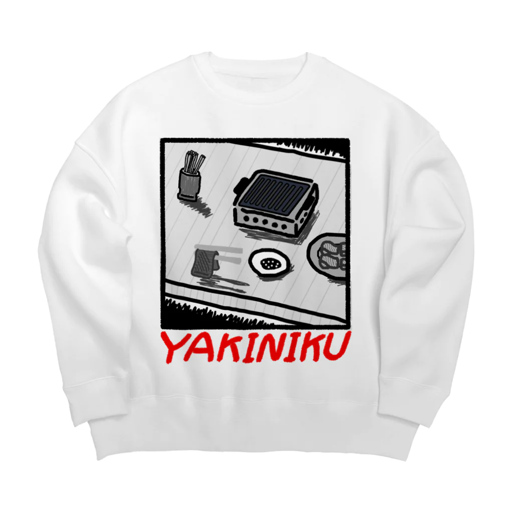 蛇口〆太のお店のYAKINIKU Big Crew Neck Sweatshirt