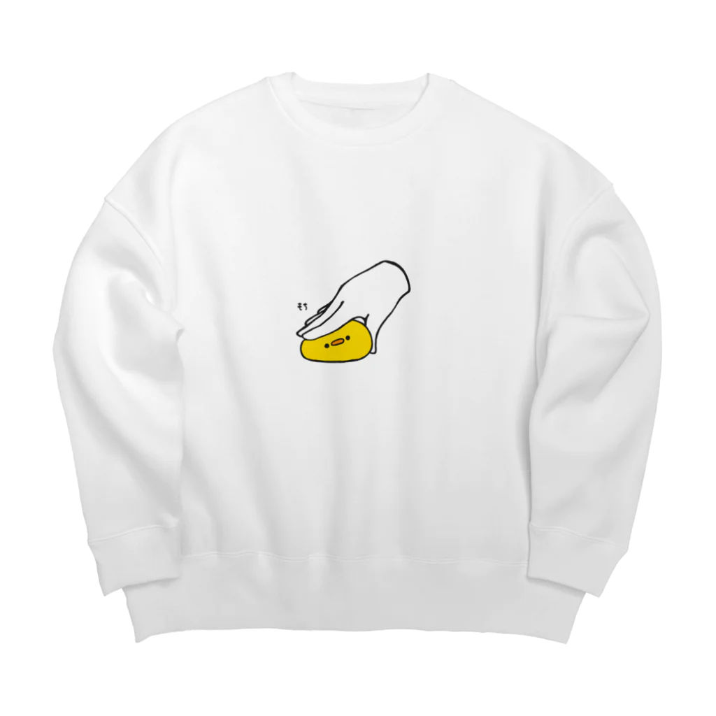 ぷにおもちSHOPの王手 Big Crew Neck Sweatshirt