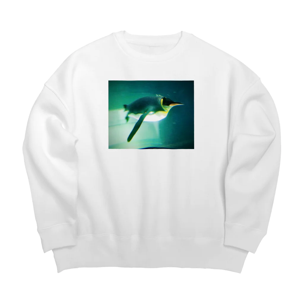 GAOの疾走感でしかないペンギン Big Crew Neck Sweatshirt