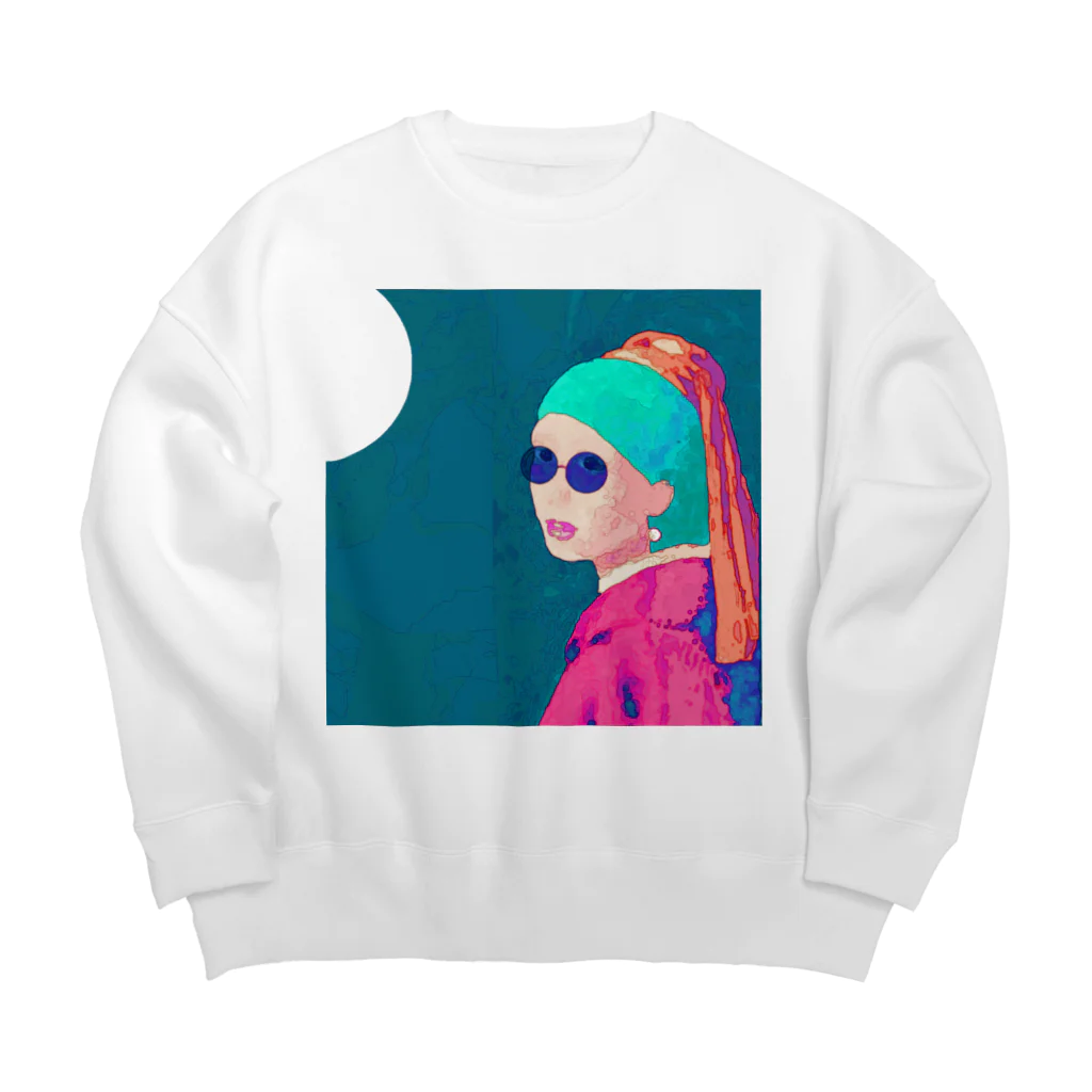 お寿司のパールガール Big Crew Neck Sweatshirt