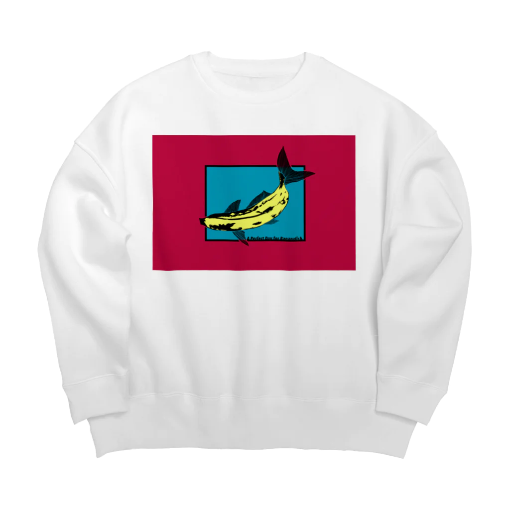 お寿司のバナナフィッシュにうってつけの日 -a perfectday for BananaFish-  Big Crew Neck Sweatshirt