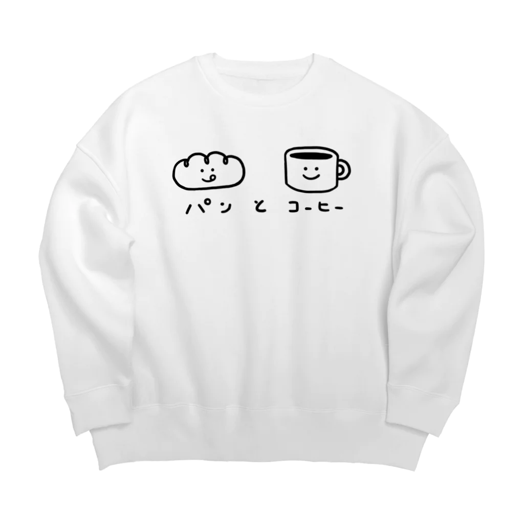 masuminnのパンとコーヒー Big Crew Neck Sweatshirt