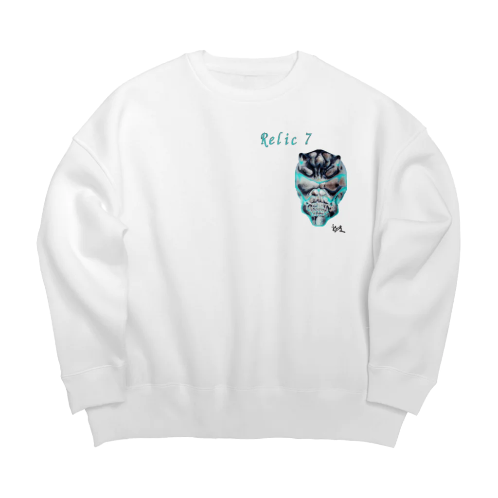 Relic7のRelic 7　二角鬼スカル Big Crew Neck Sweatshirt