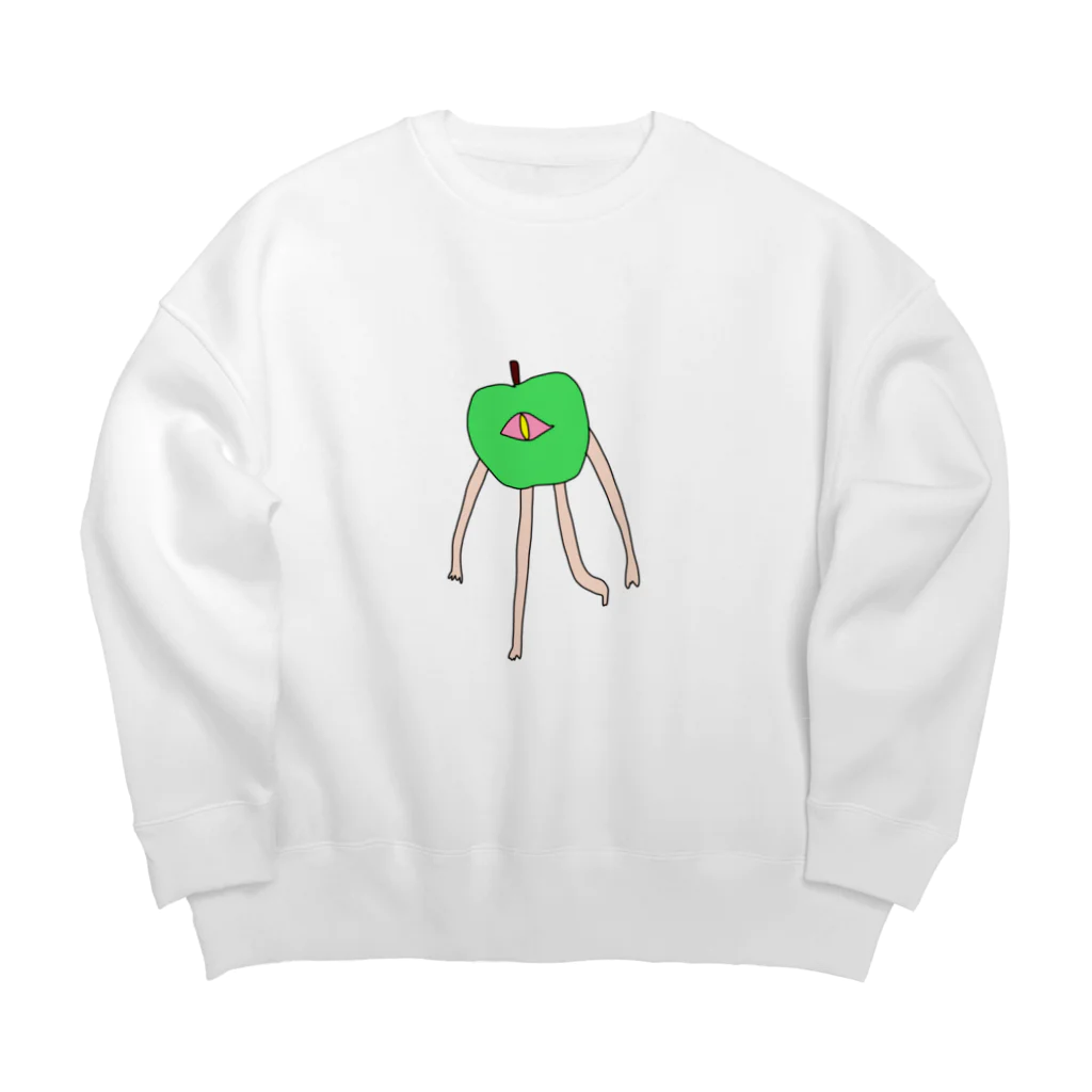 おるたなの青りんご先輩 Big Crew Neck Sweatshirt