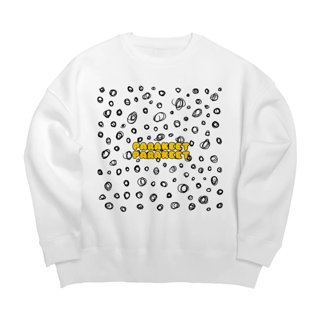 PARAKEET PARAKEETのこちょこちょドット Big Crew Neck Sweatshirt