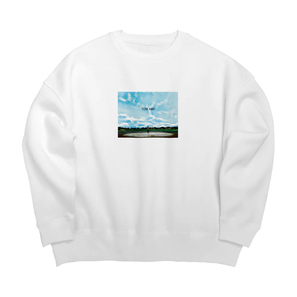 TONAMI NAOKIのタロット物販ブースのTON AMI～あなたの友人～ Big Crew Neck Sweatshirt