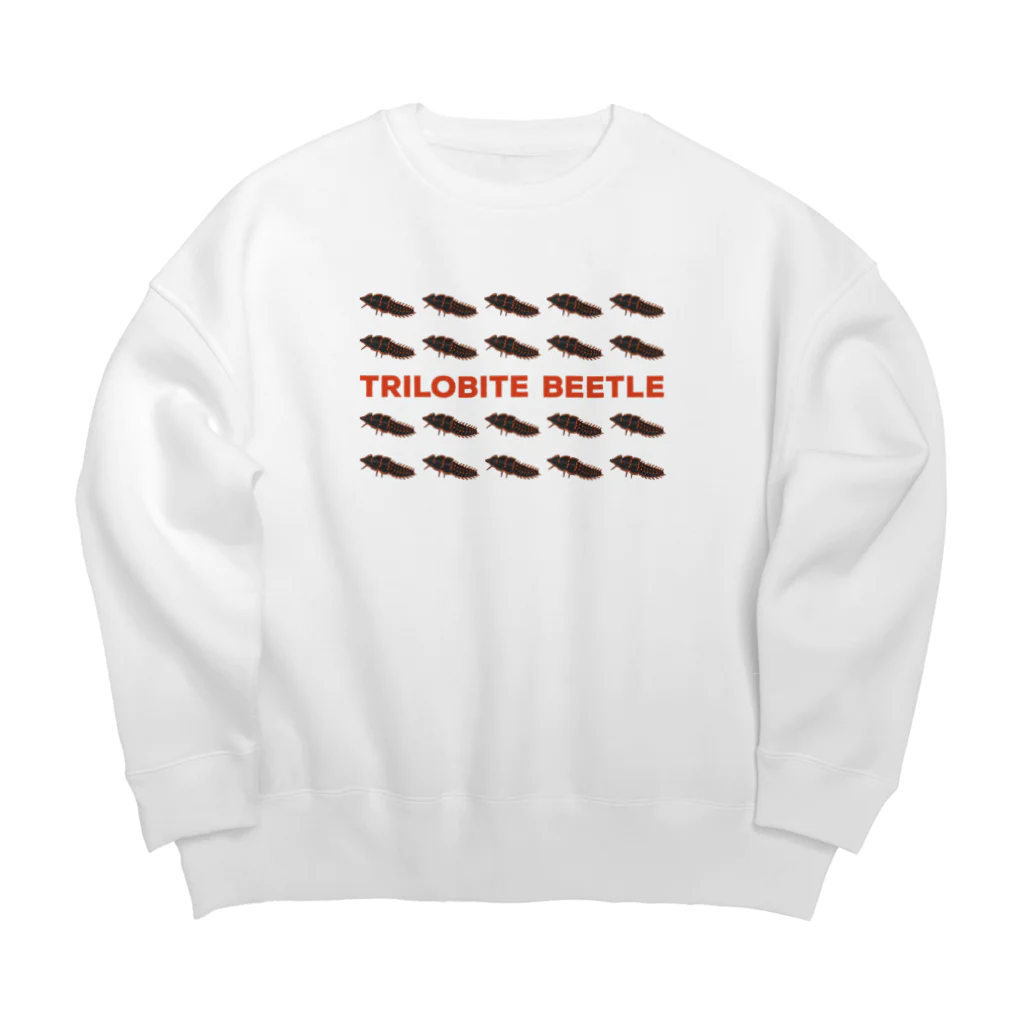 illust.nulのサンヨウベニボタル Big Crew Neck Sweatshirt