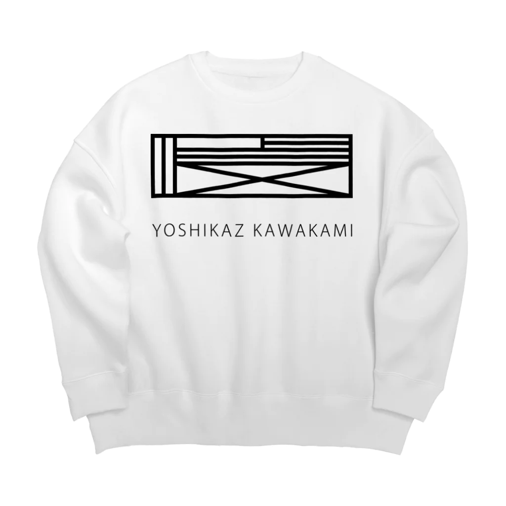 YOSHIKAZ KAWAKAMIのYOSHIKAZ KAWAKAMI　LOGO ビッグシルエットスウェット