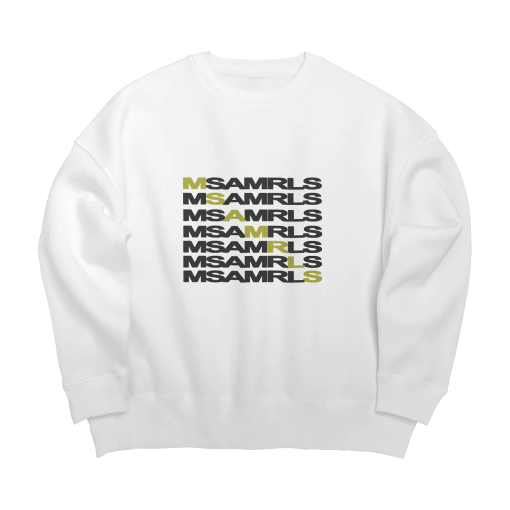 Ms Amaryllis のMs Amaryllis Width logo Big Crew Neck Sweatshirt