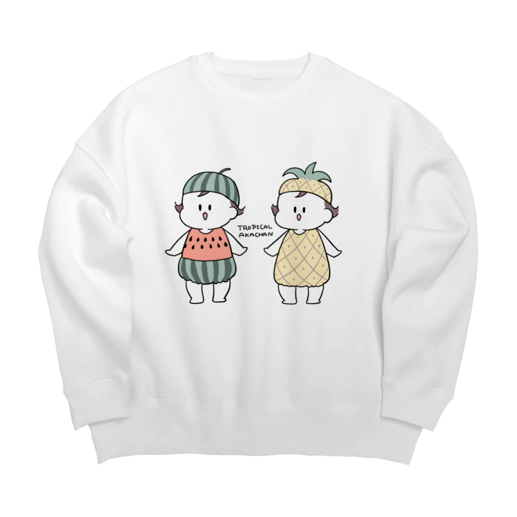 倉田けいのトロピカル Big Crew Neck Sweatshirt