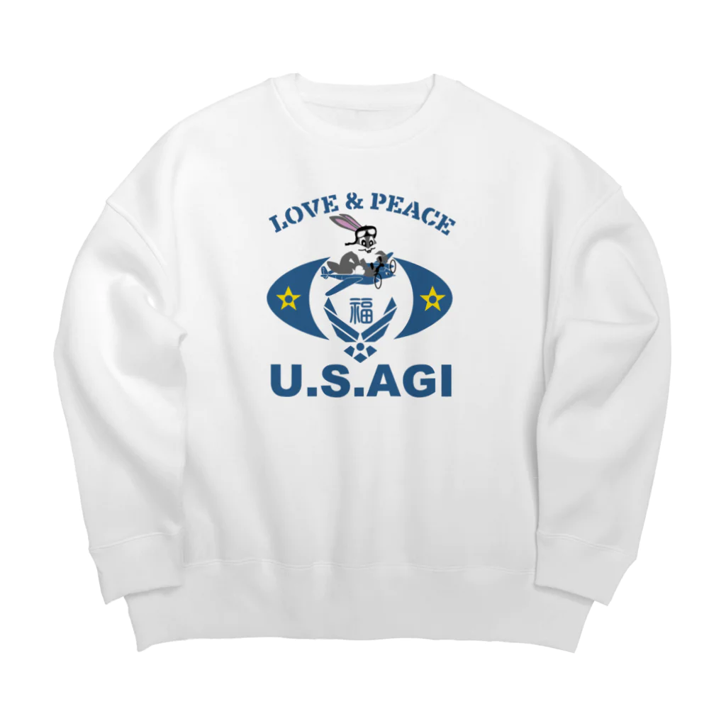 ビースリーのU.S.AGI(ウサギ) ビッグシルエットスウェット