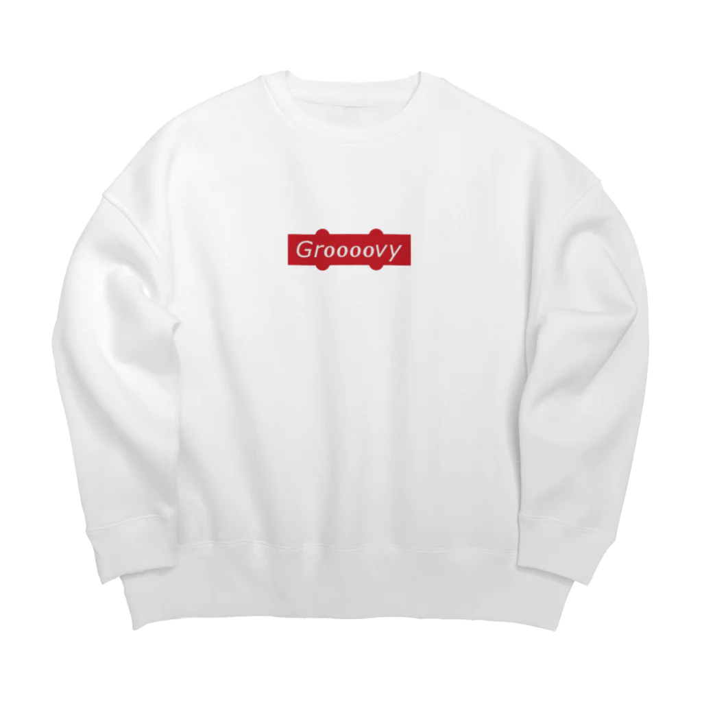 cocoroalのGroooovy - JB Pickup box logo Big Crew Neck Sweatshirt