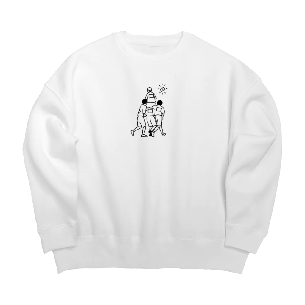 shalの騎馬戦 Big Crew Neck Sweatshirt