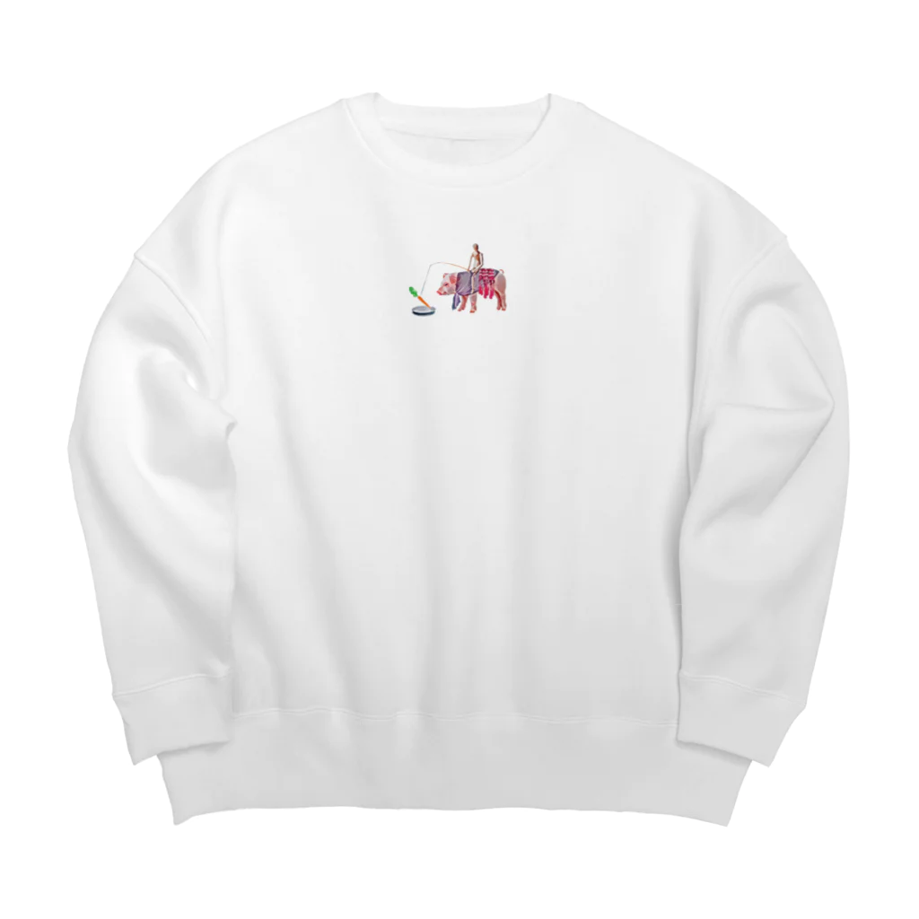 あやふ屋の貴畜の作法 Big Crew Neck Sweatshirt