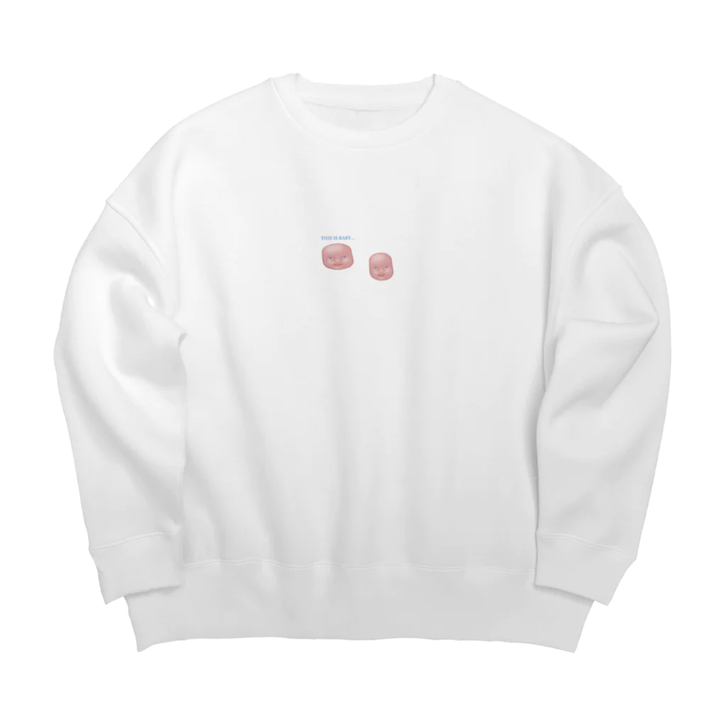 many chickensのBABY Big Crew Neck Sweatshirt