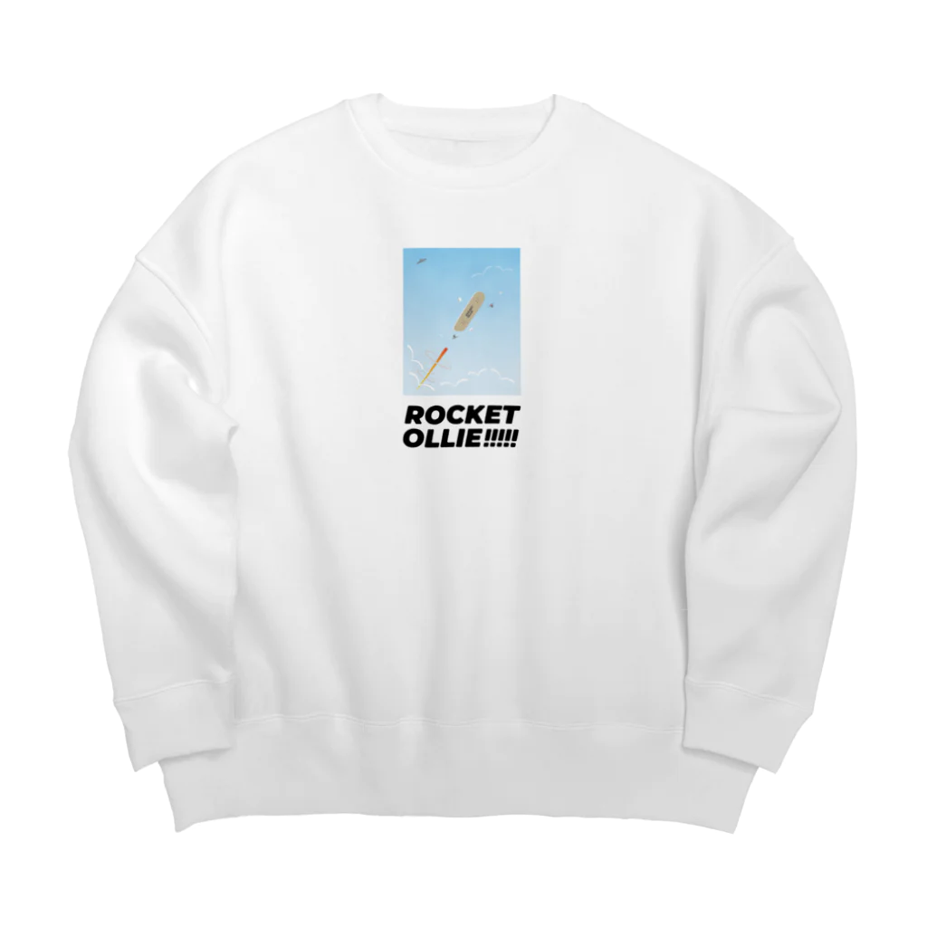 かぼちゃのROCKET OLLIE! Big Crew Neck Sweatshirt