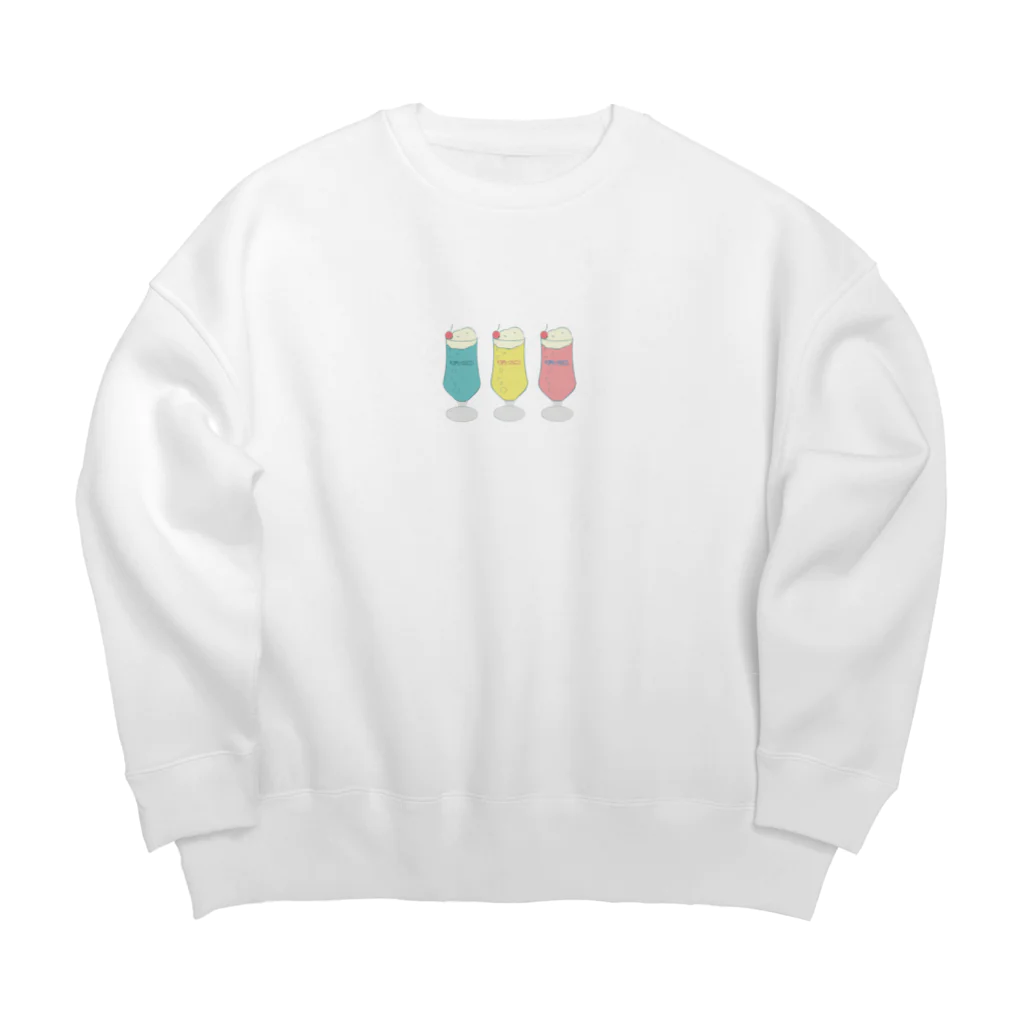 とむのクリームソーダ Big Crew Neck Sweatshirt