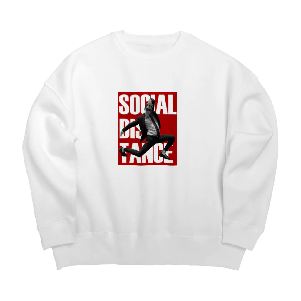 ShogoのSOCIAL DISTANCE Big Crew Neck Sweatshirt