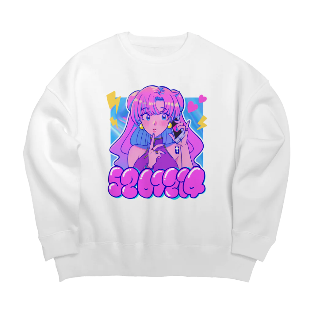 DAWN.jpのあいしてるちゃん Big Crew Neck Sweatshirt