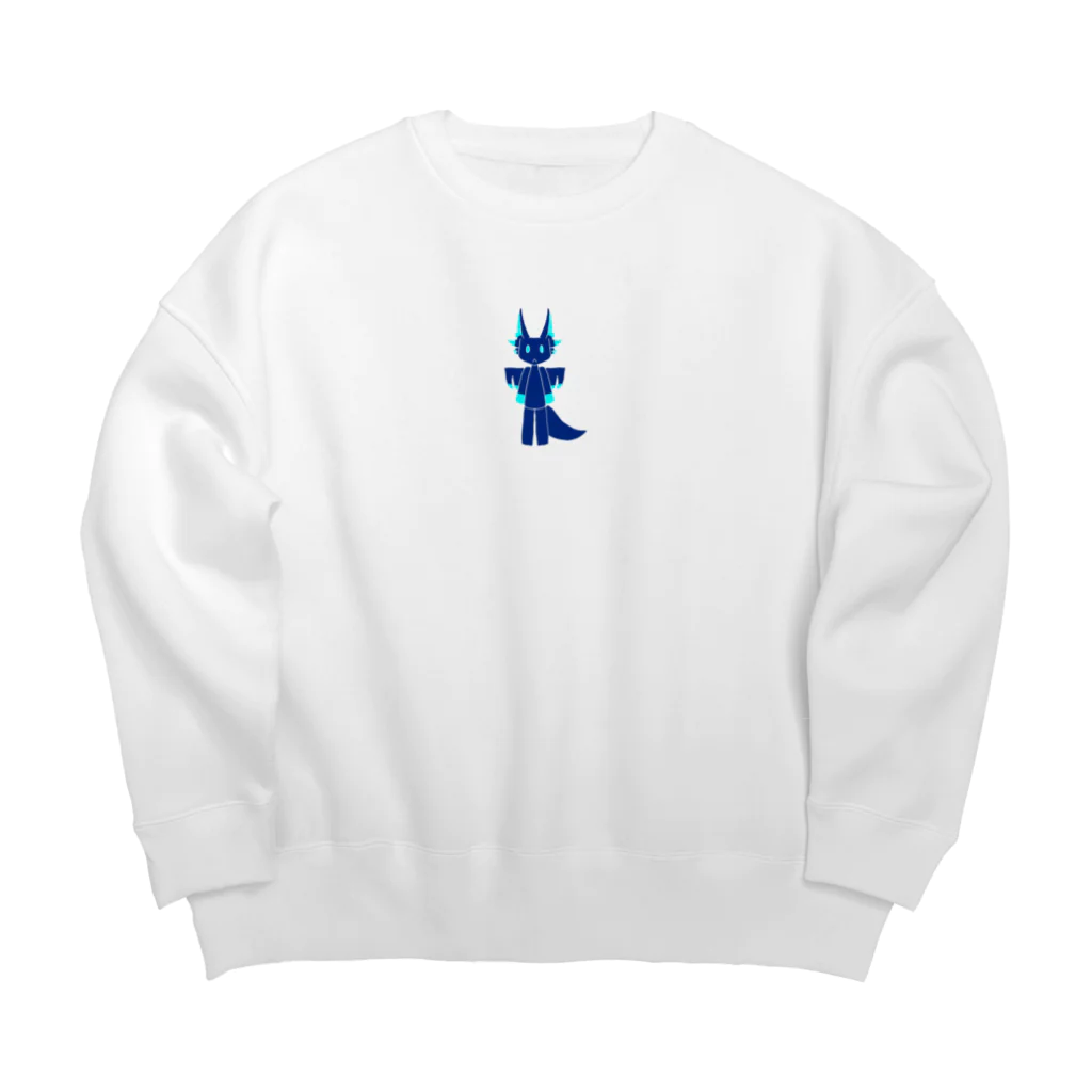 るかりおるのかわいいかいじゅう Big Crew Neck Sweatshirt