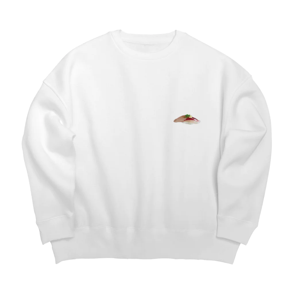 大の寿司　鯵 Big Crew Neck Sweatshirt