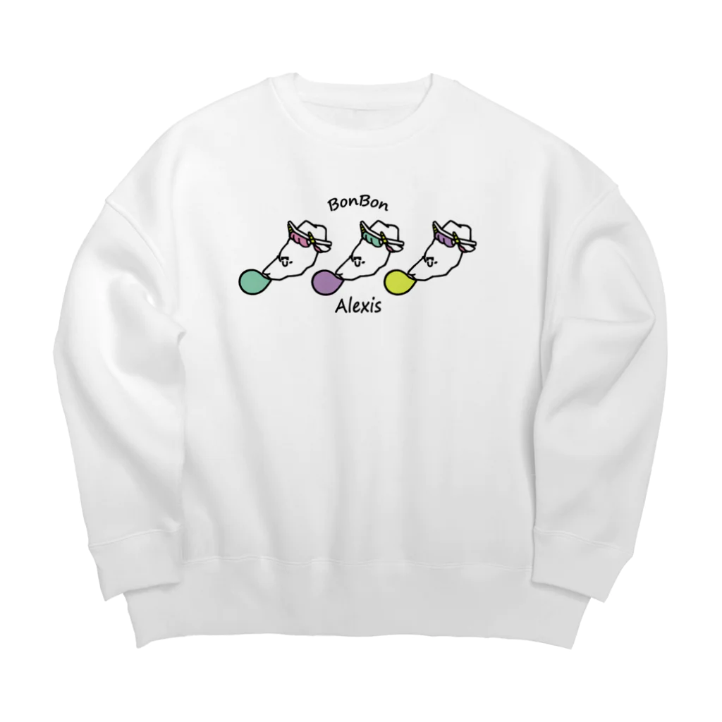 BonBonの風船ガムをふくらますアレクシス Big Crew Neck Sweatshirt