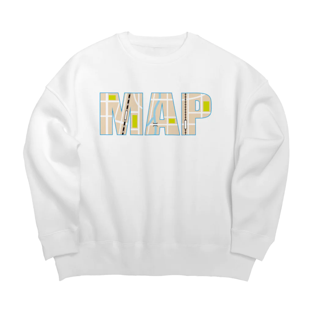 フォーヴァのMAP Big Crew Neck Sweatshirt