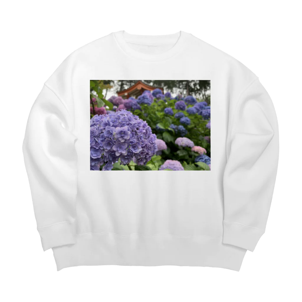 Kairiinの紫陽花の季節 Big Crew Neck Sweatshirt