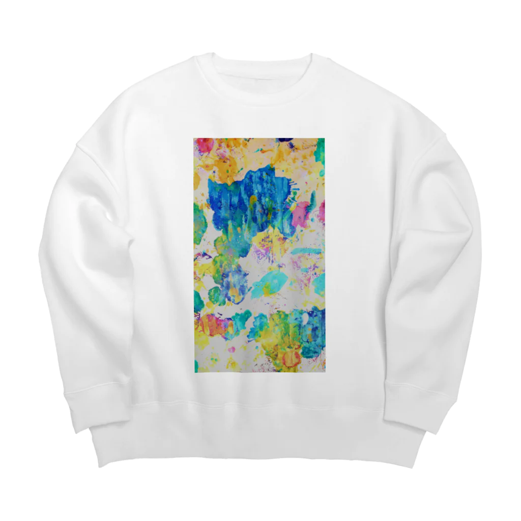 yutu00(ゆつぜろぜろ)の熱帯魚 Big Crew Neck Sweatshirt