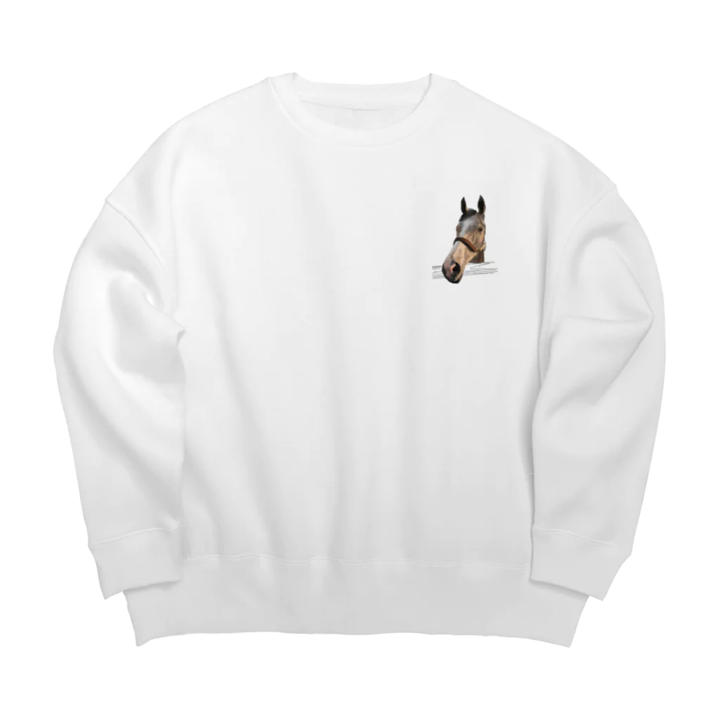 lua-kenの競走馬の平日 Big Crew Neck Sweatshirt