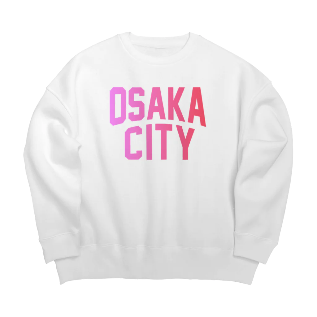 JIMOTOE Wear Local Japanの大阪市 OSAKA CITY Big Crew Neck Sweatshirt