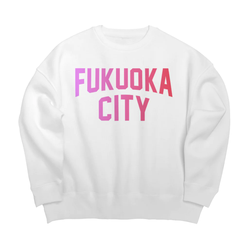 JIMOTO Wear Local Japanの福岡市 FUKUOKA CITY Big Crew Neck Sweatshirt
